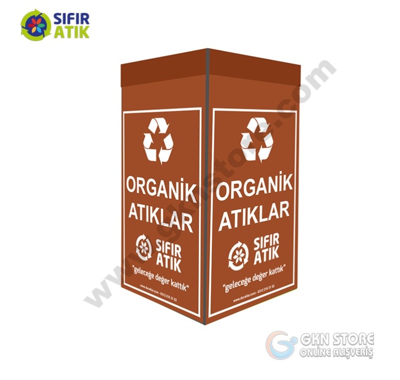 Plastik Geri Dönüşüm Kutusu -Organik Atık